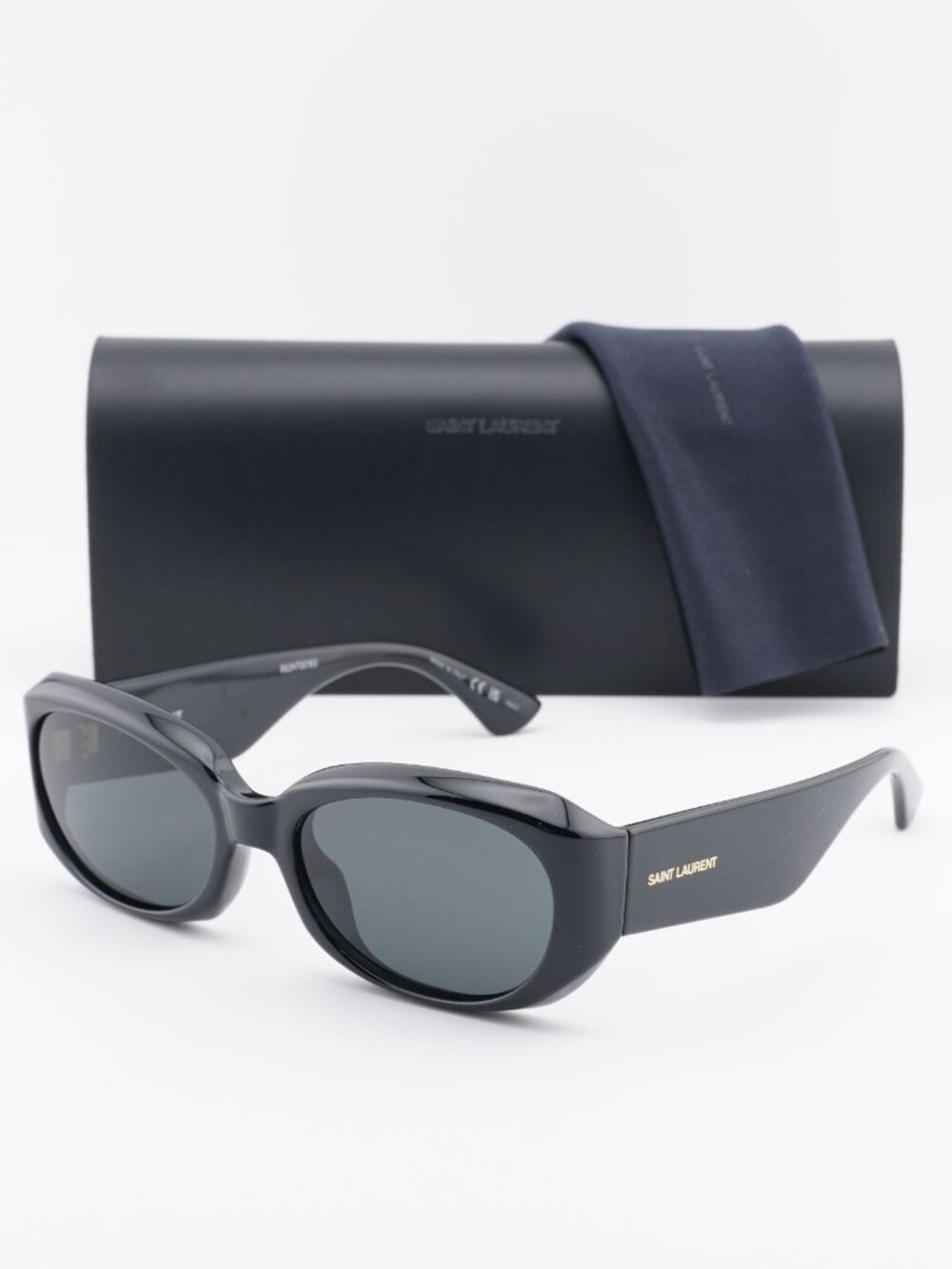 Saint Laurent SL868 001 Rectangle Sunglasses - Black